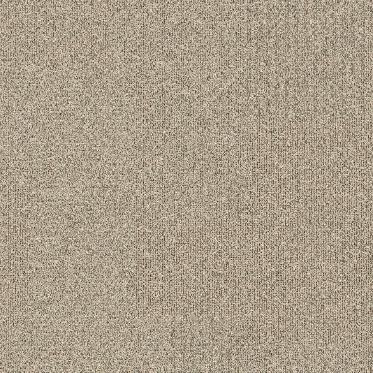 Official Interface Transformation Oatmeal loop-pile carpet tile, top-down product photography.